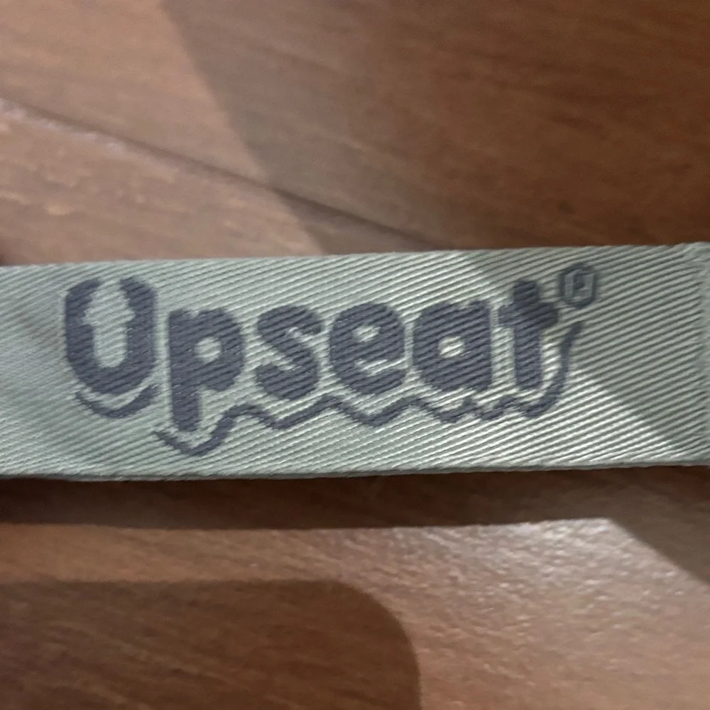 Upseat Gray Baby Floor Seat with White Tray